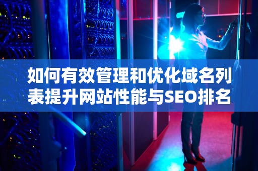如何有效管理和优化域名列表提升网站性能与SEO排名的关键策略