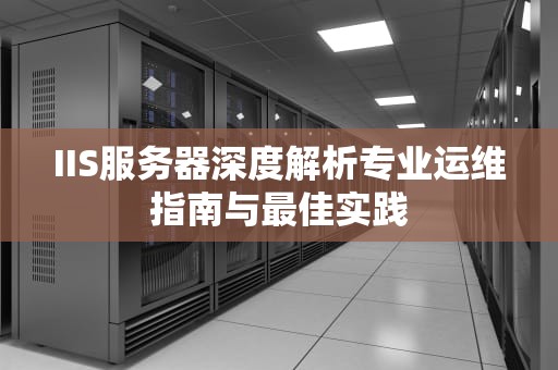 IIS服务器深度解析专业运维指南与最佳实践