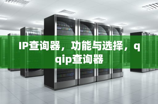 IP查询器，功能与选择，qqip查询器