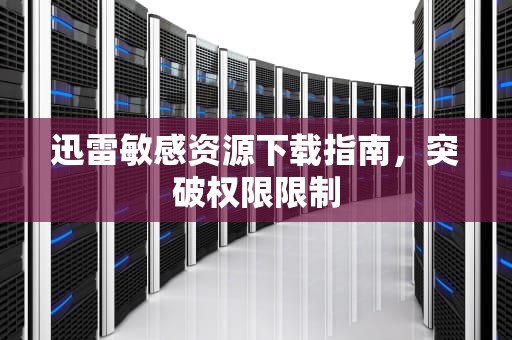 迅雷敏感资源下载指南，突破权限限制