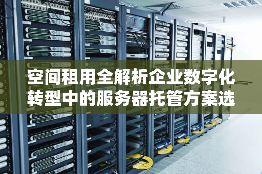 空间租用全解析企业数字化转型中的服务器托管方案选择指南