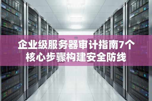 企业级服务器审计指南7个核心步骤构建安全防线