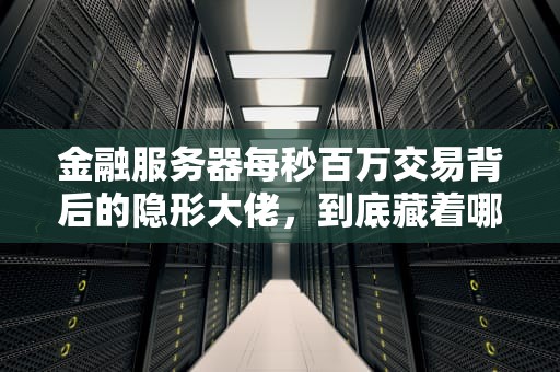 金融服务器每秒百万交易背后的隐形大佬，到底藏着哪些黑科技？