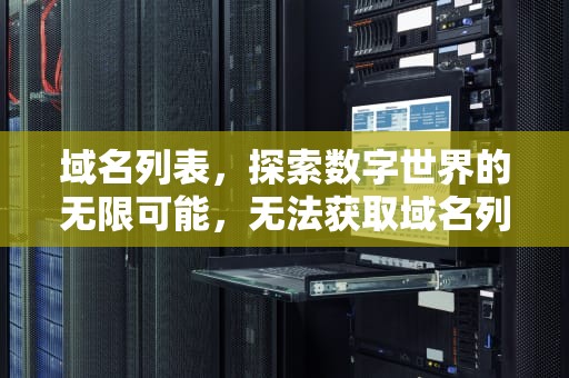 域名列表，探索数字世界的无限可能，无法获取域名列表