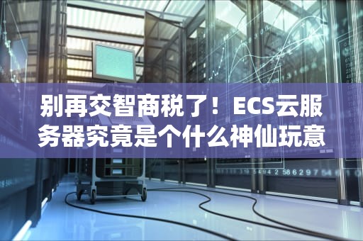 别再交智商税了！ECS云服务器究竟是个什么神仙玩意儿？