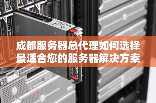 成都服务器总代理如何选择最适合您的服务器解决方案