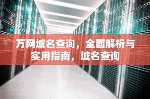 万网域名查询，全面解析与实用指南，域名查询