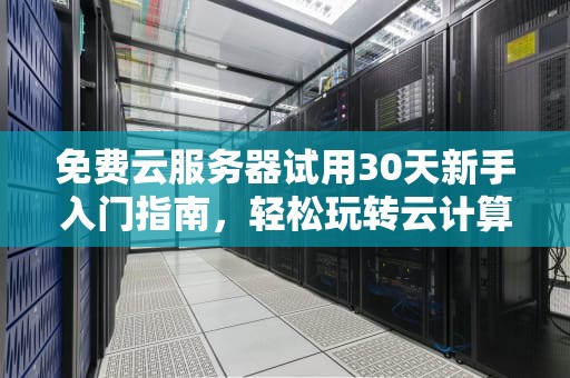 免费云服务器试用30天新手入门指南，轻松玩转云计算！