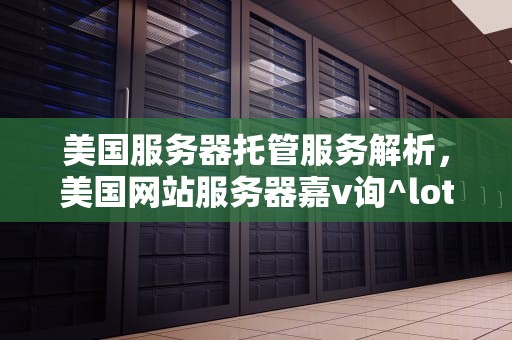 美国服务器托管服务解析，美国网站服务器嘉v询^lotlek^能上词