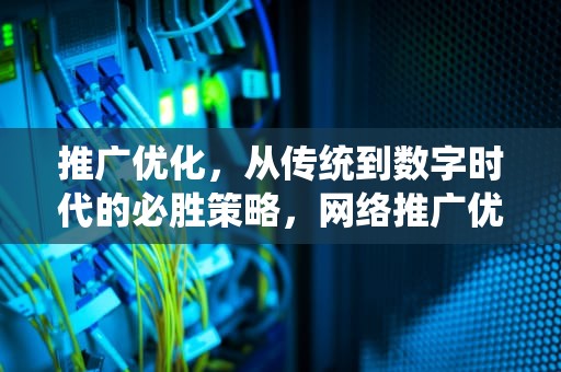 推广优化，从传统到数字时代的必胜策略，网络推广优化