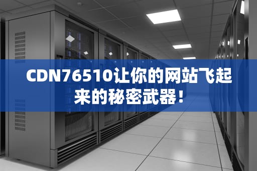 CDN76510让你的网站飞起来的秘密武器！