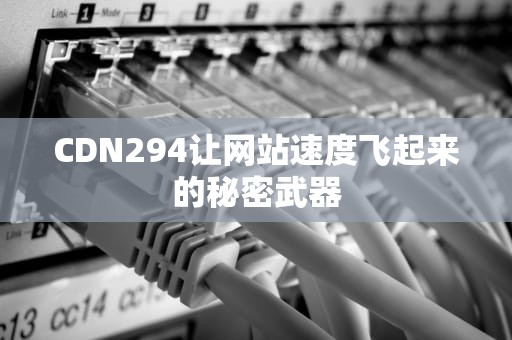 CDN294让网站速度飞起来的秘密武器