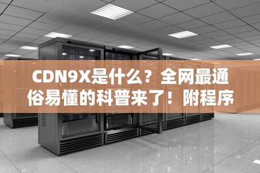 CDN9X是什么？全网最通俗易懂的科普来了！附程序员冷笑话三则