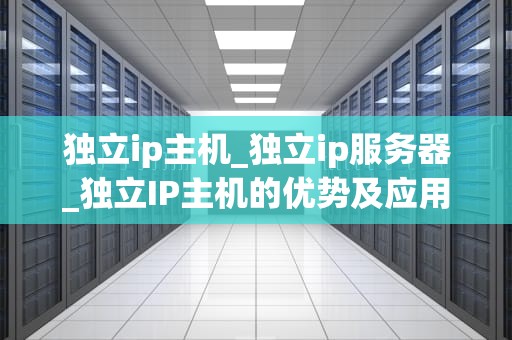 独立ip主机_独立ip服务器_独立IP主机的优势及应用