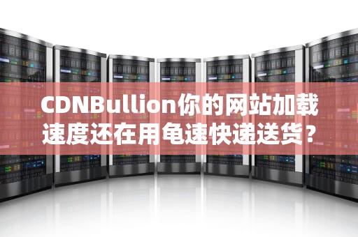 CDNBullion你的网站加载速度还在用龟速快递送货？试试这个互联网顺丰！