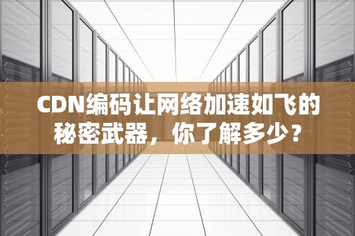 CDN编码让网络加速如飞的秘密武器，你了解多少？