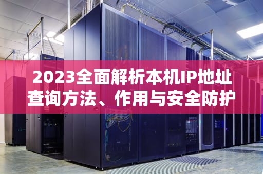 2023全面解析本机IP地址查询方法、作用与安全防护指南