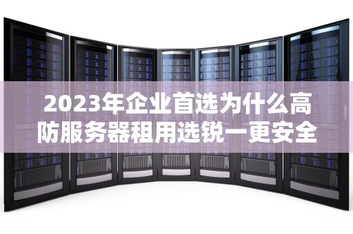 2023年企业首选为什么高防服务器租用选锐一更安全稳定？