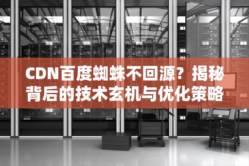 CDN百度蜘蛛不回源？揭秘背后的技术玄机与优化策略