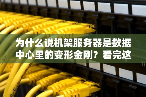 为什么说机架服务器是数据中心里的变形金刚？看完这篇你就懂了