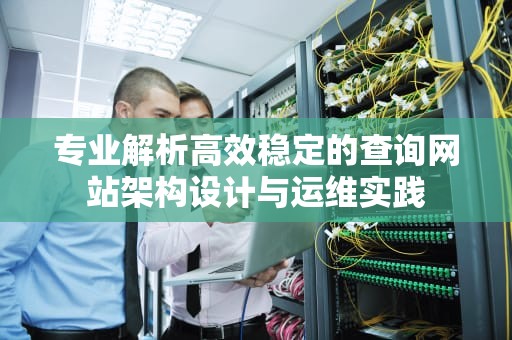 专业解析高效稳定的查询网站架构设计与运维实践