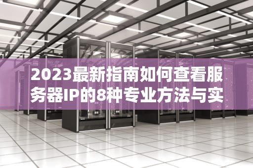 2023最新指南如何查看服务器IP的8种专业方法与实用技巧