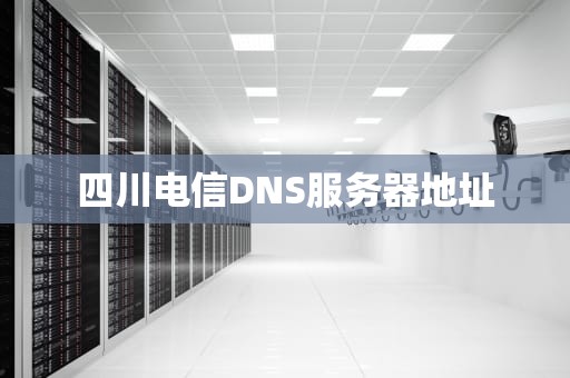 四川电信DNS服务器地址
