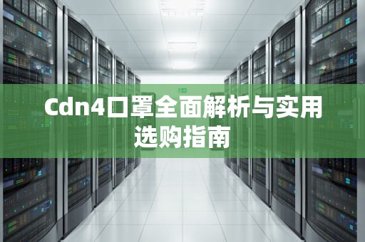 Cdn4口罩全面解析与实用选购指南