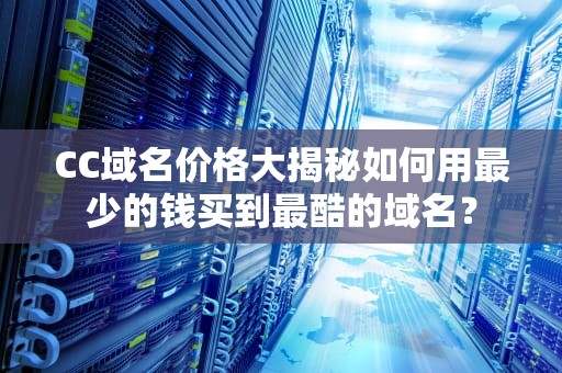 CC域名价格大揭秘如何用最少的钱买到最酷的域名？