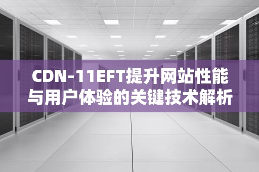CDN-11EFT提升网站性能与用户体验的关键技术解析