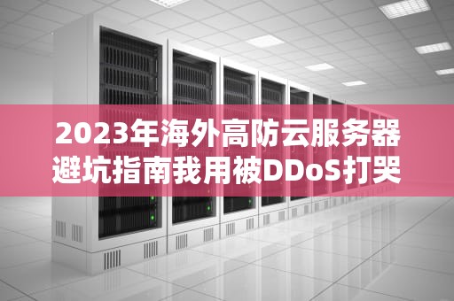 2023年海外高防云服务器避坑指南我用被DDoS打哭的经历换来的实战攻略