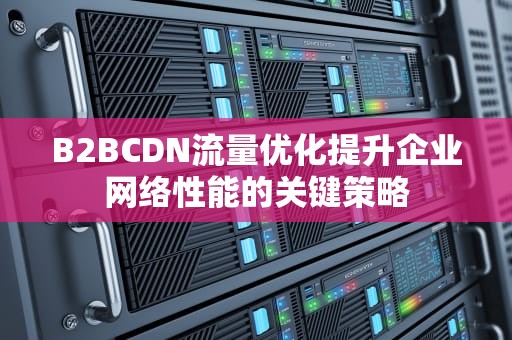 B2BCDN流量优化提升企业网络性能的关键策略