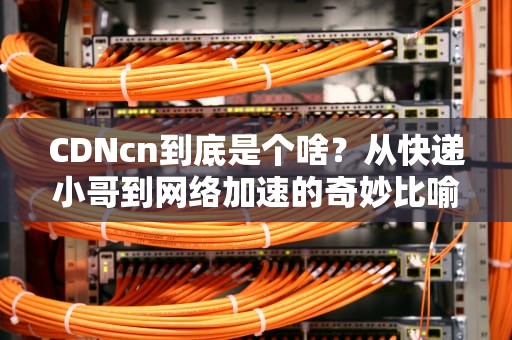 CDNcn到底是个啥？从快递小哥到网络加速的奇妙比喻