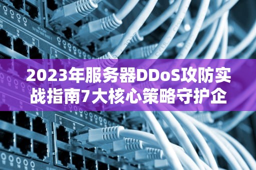 2023年服务器DDoS攻防实战指南7大核心策略守护企业数据安全