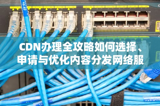CDN办理全攻略如何选择、申请与优化内容分发网络服务