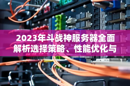 2023年斗战神服务器全面解析选择策略、性能优化与高频问题解决方案