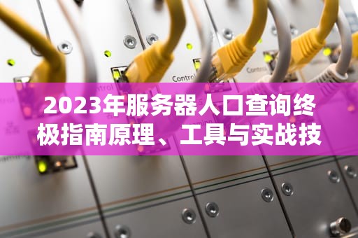 2023年服务器人口查询终极指南原理、工具与实战技巧