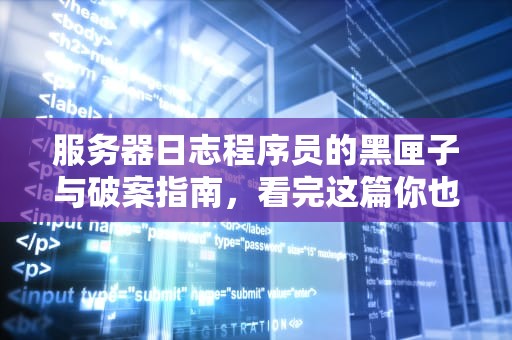 服务器日志程序员的黑匣子与破案指南，看完这篇你也能当福尔摩斯