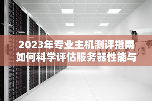 2023年专业主机测评指南如何科学评估服务器性能与性价比？
