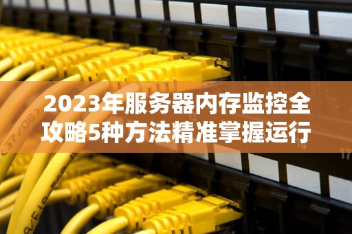 2023年服务器内存监控全攻略5种方法精准掌握运行状态