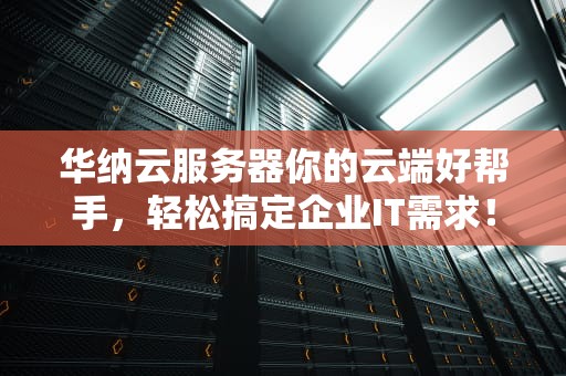 华纳云服务器你的云端好帮手，轻松搞定企业IT需求！