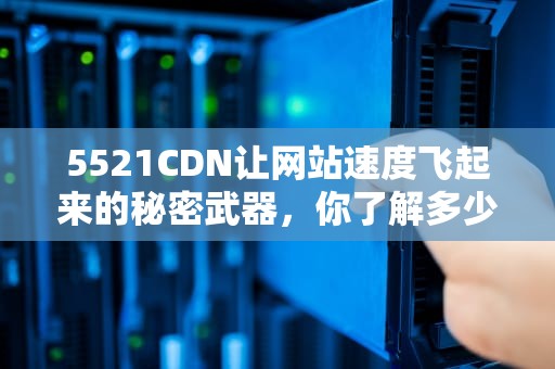 5521CDN让网站速度飞起来的秘密武器，你了解多少？