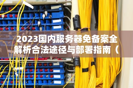 2023国内服务器免备案全解析合法途径与部署指南（附实战方案）