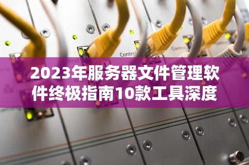 2023年服务器文件管理软件终极指南10款工具深度评测与选型策略