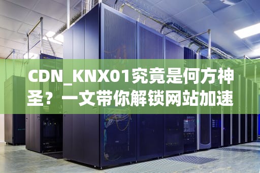 CDN_KNX01究竟是何方神圣？一文带你解锁网站加速的超能力