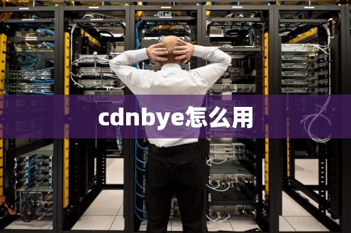 cdnbye怎么用