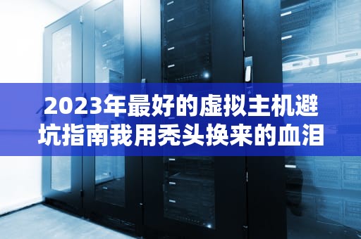 2023年最好的虚拟主机避坑指南我用秃头换来的血泪经验