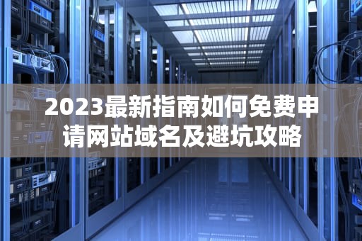 2023最新指南如何免费申请网站域名及避坑攻略