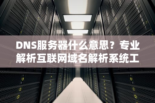 DNS服务器什么意思？专业解析互联网域名解析系统工作原理与配置指南