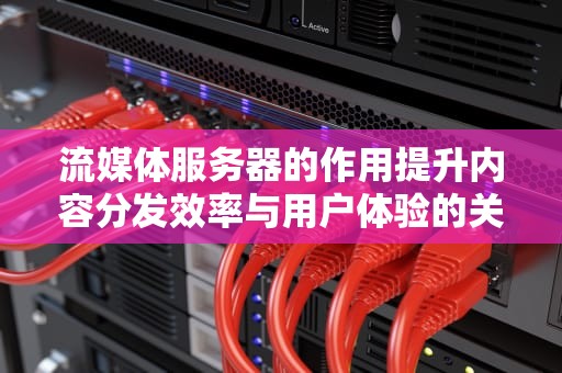 流媒体服务器的作用提升内容分发效率与用户体验的关键